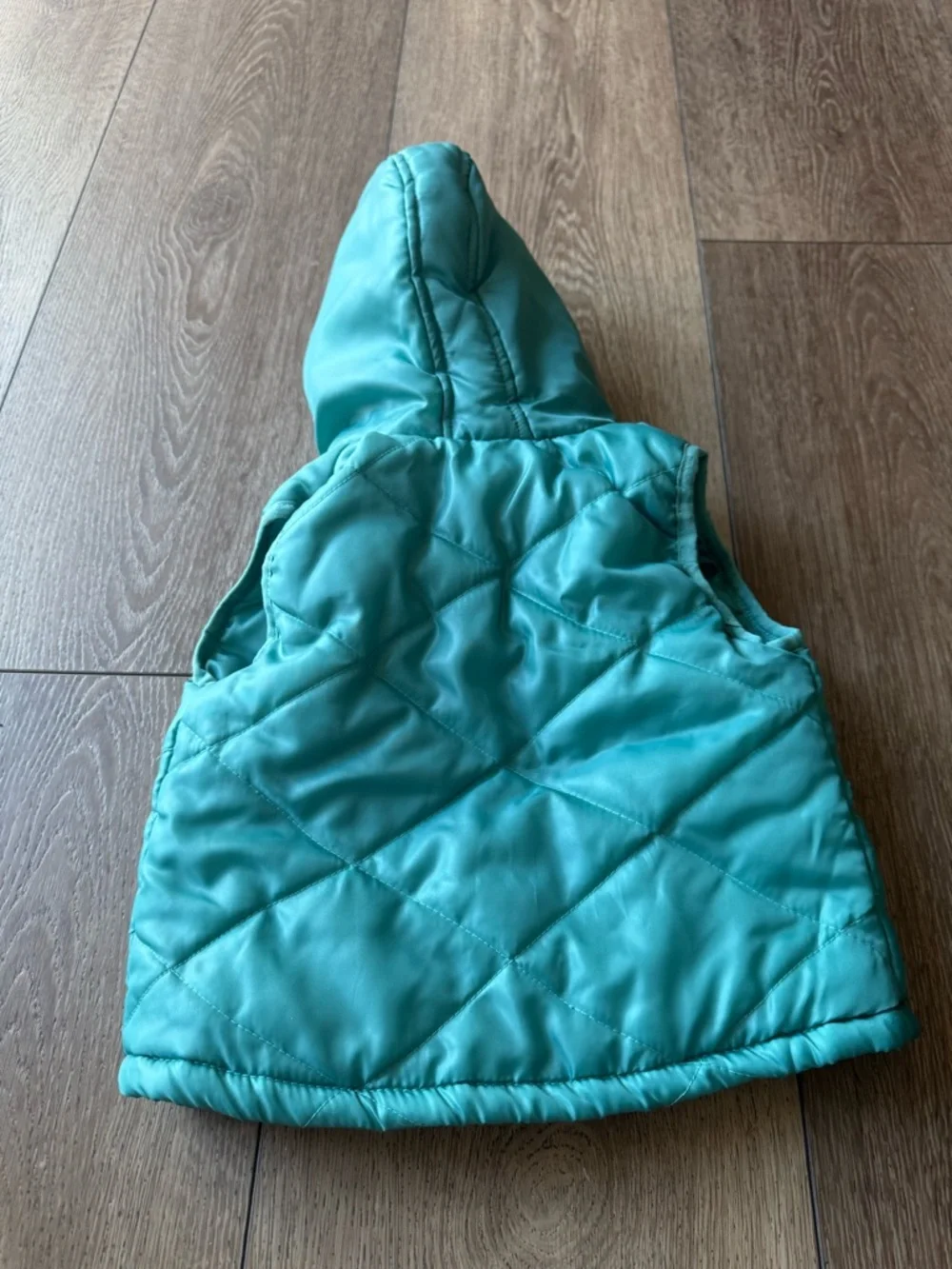 DKNY Teal Toddler Quilted Puffer Jacket